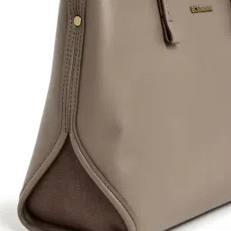 BCBG Grey Logo Satchel Handbag image 5