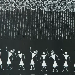 Fabindia Black Single Piece Canvas Other Wall Paintings image 3