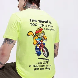 Kook N Keech Garfield Printed Pure Cotton T-shirt-picture-39
