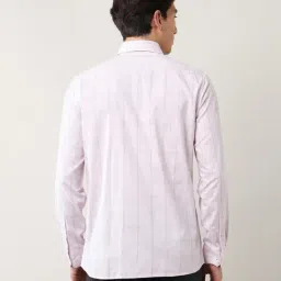 Arrow Pink Chequered Slim Fit Shirt image 2