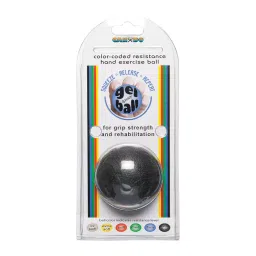 AS ONE Hand Exerciser Ball 10 Series Thermoplastic Elastomer Black, 10-1495 image 3