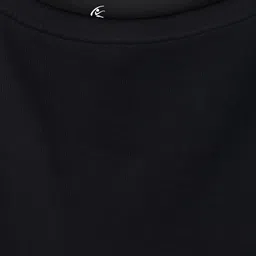 Kiddopanti Pack Of 5 Sleeveless Solid Slips - Black image 5