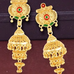 VIVASTRI Women Gold-Plated Alloy Earrings-picture-15