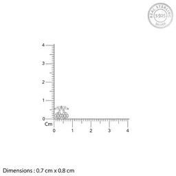 GIVA 92.5 Silver Cherryboo Studs Earrings image 3