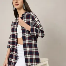 CHIMPAAANZEE Multicolor Cotton Checked Shirt-picture-44