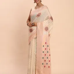 Astita Ethnic Motifs Woven Design Saree image 4