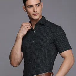 Louis Philippe Men Opaque Printed Formal Shirt image 5