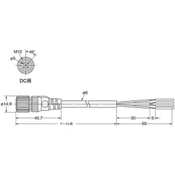 Omron Round Waterproof Connector M12 Connector With Cable Socket Socket One Side Connector XS2 10 m Control Output, XS2F-D421-JC0-F-picture-11