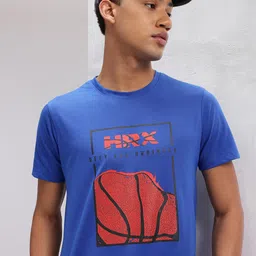 HRX by Hrithik Roshan Lifestyle Spider-Man Print Indigo T-shirt-picture-16