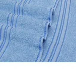 LIBERTY TOWELS Blue & Blue 1 Striped 380 GSM Bath Towel image 4