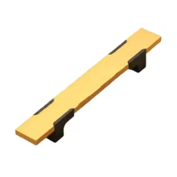 DECORE 133 380 mm Aluminium Black and Gold Finish Door Pull Handle-picture-38