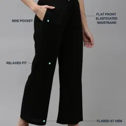 Kryptic Black & White Cotton Relaxed Fit Lounge Pants - Pack of 2 image 5