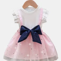 YK Embellished Colourblocked Fit & Flare Dress-picture-35