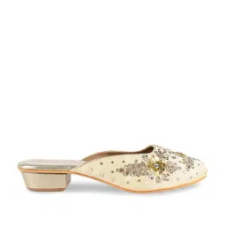 Rocia by Regal Women's Golden Mule Shoes-picture-25
