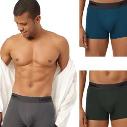 Freecultr Multi Comfort Fit Trunks - Pack of 3-picture-22