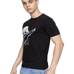 Stelino Men Pack of 2 Graphic Printed Round Neck T-shirts-picture-29