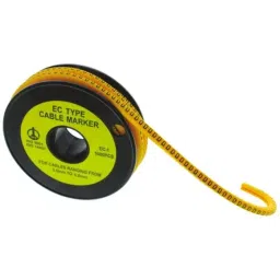 RS PRO Slide On Cable Markers Black on Yellow 3.6-7.4 mm, 8121013-picture-26