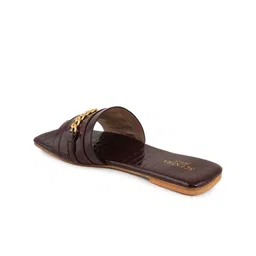 SCENTRA Women Slip-On Open Toe Flats image 2