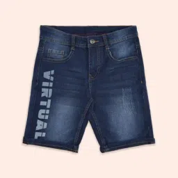 Pantaloons Junior Blue Regular Fit Shorts-picture-18