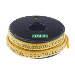 RS PRO Slide On Cable Markers Black on Yellow 3.5-7 mm, 8121155-image-14