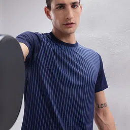 HRX by Hrithik Roshan Men Striped Rapid Dry Training T-shirt-picture-20