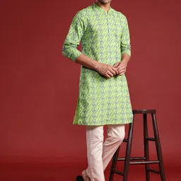 Anouk Pure Cotton Geometric Printed Kurta-picture-21