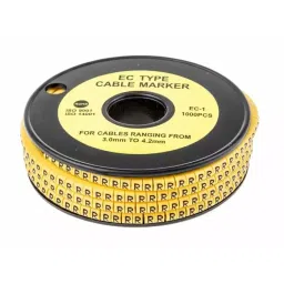 RS PRO Slide On Cable Markers Black on Yellow 3-4.2 mm, 8120893-image-16