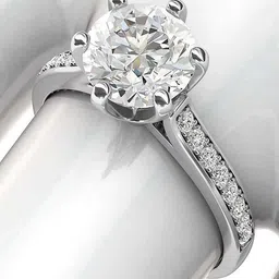 UNIVERSITY TRENDZ Women Silver-Plated CZ Studded Finger Ring with Velvet Rose Box-image-25