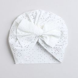 TIPY TIPY TAP Girls Schiffli Bow Turban Cap-picture-24