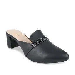 Rocia by Regal Women's Black Mule Shoes image 2