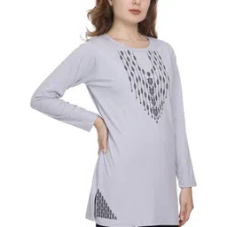 URBE-URBAN EVOLUTION Printed Round Neck Cotton Lounge Tshirts-picture-34