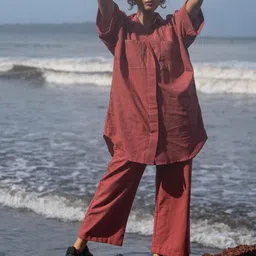 Suta Pure Cotton Shirt & Trousers Co-Ords-picture-41
