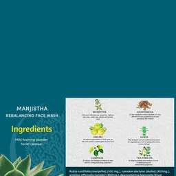 ROOTS & HERBS Rebalancing Face Wash Powder With Manjistha - 60 g image 4