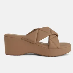Mast & Harbour Textured Wedge Sandals image 3