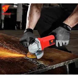 LEOFAST Angle Grinder 100 mm Wheel Size 11000 RPM Red, LFT-1302 image 4