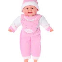 ToyMark Happy Baby Doll Pink- Height 38 cm image 2