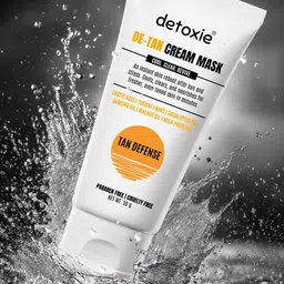 Detoxie Set Of 2 SPF 50 Sunscreen Gel - 50 ml & De Tan Cream Mask - 50 g-picture-12