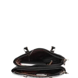 Metro Printed Shopper Shoulder Bag with Tasselled image 5