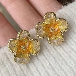 FIMBUL Floral Studs Earrings image 4