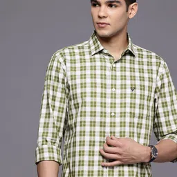 Allen Solly Sport Fit Checked Pure Cotton Casual Shirt-image-85
