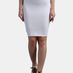 N-Gal White Pencil Skirt-picture-5