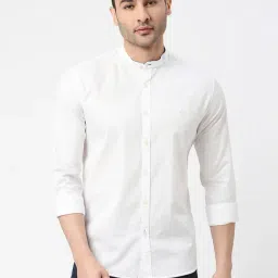 Dragon Hill White Slim Fit Shirt-image-51