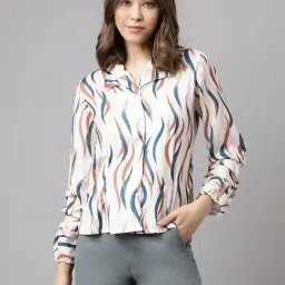 Latin Quarters Light Beige Printed Top-picture-14