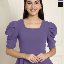 Tromko Puff Sleeve Top-picture-23
