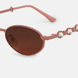 HAUTE SAUCE by Campus Sutra Women Oval Sunglasses with Polarised Lens image 4