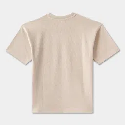 R&B Boys Beige Cotton Printed T-Shirt image 2