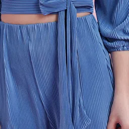 DressBerry Solid Accordion Pleats Co-Ords image 4