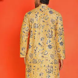 Anouk Men Floral Printed Sequinned Floral Kurta image 2