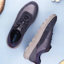 Geox Men's U Spherica Navy Casual Sneakers-image-9