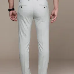 Simon Carter London Grey Slim Fit Trousers image 2